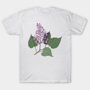 New Hampshire State Flower Purple Lilac T-Shirt